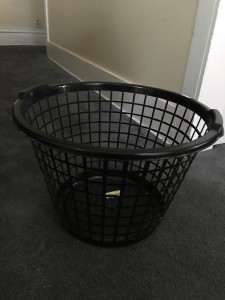 A Used Laundry Basket 