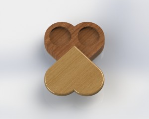 Rendering - Heart Shape - Open