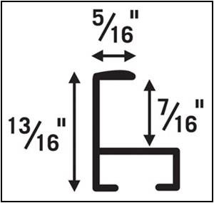 Metal Profile from dickblick.com