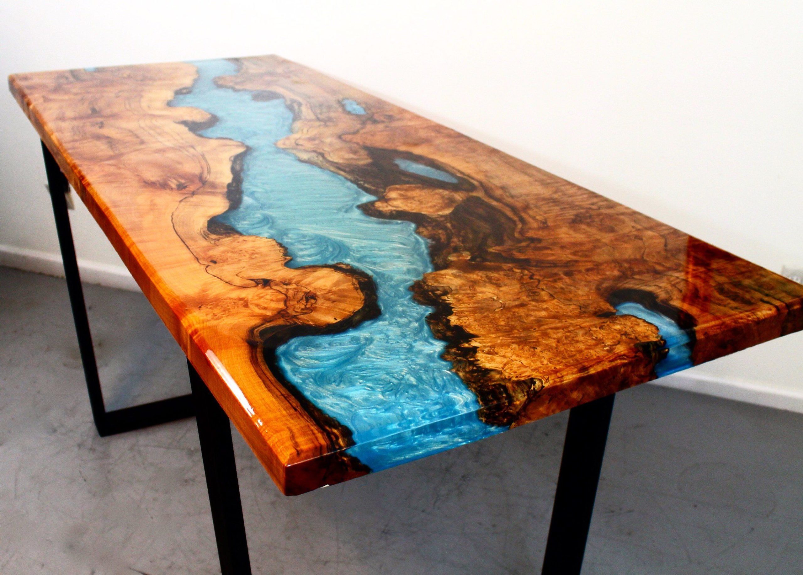 resin art kitchen table