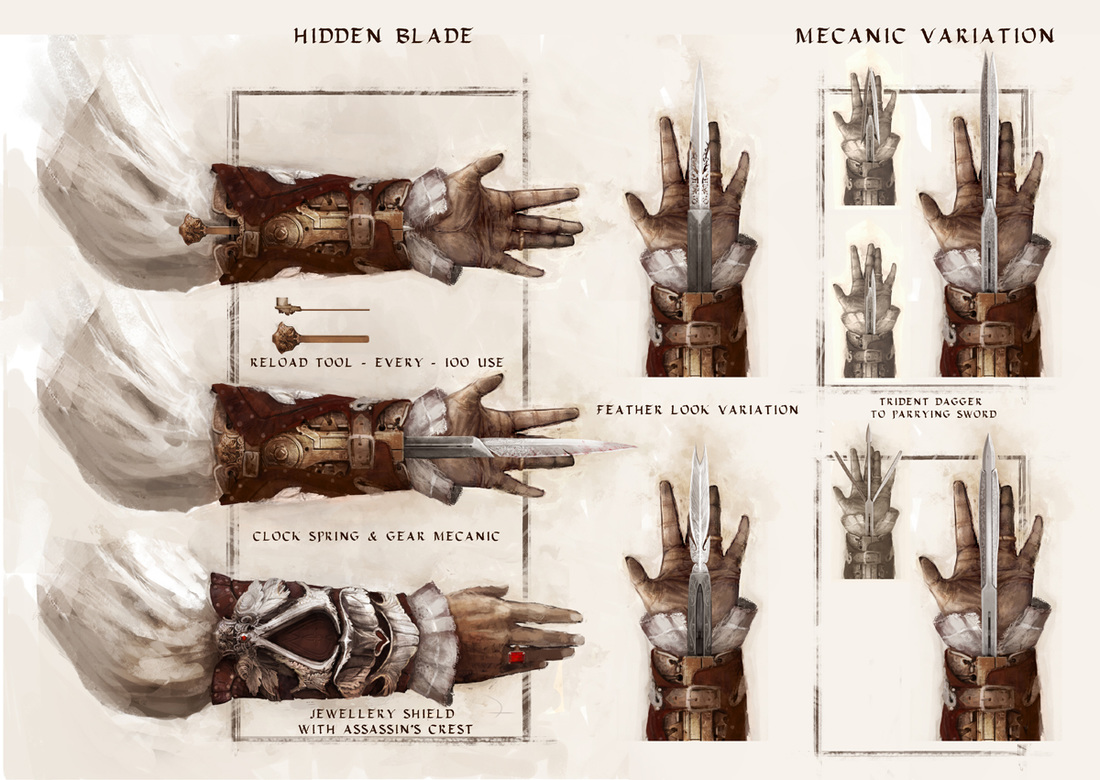 assassin creed hidden blade blueprints